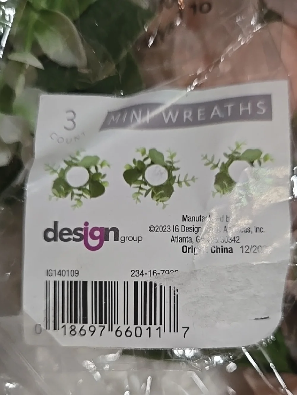 Faux Floral Mini Wreth And Pack Stem Plant Pick Green White Reds Pink Colorful